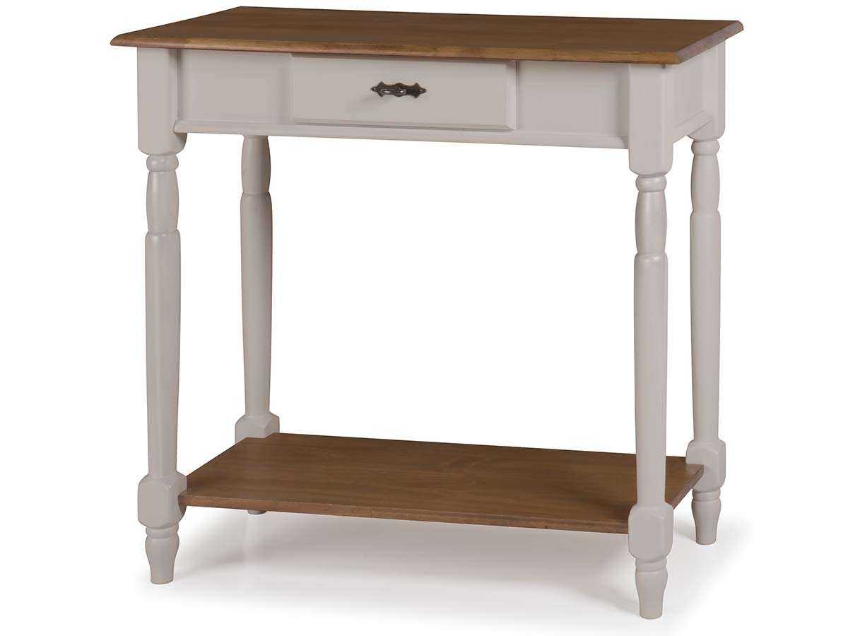 Aparador Linz Pés Torneados E Prateleira 76 x 80 x 35 cm (A x L x P) - Cor Offwhite - Imbuia Glazer