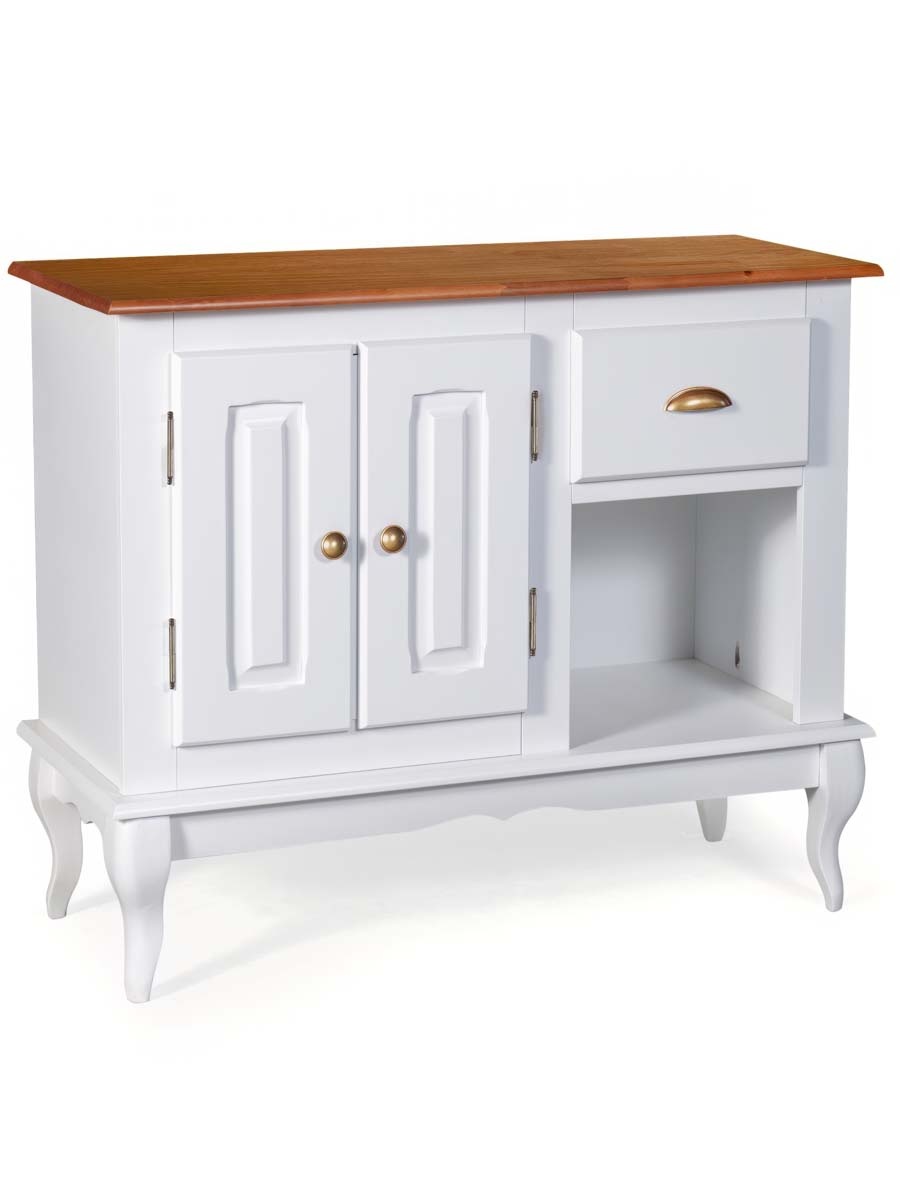 Balcão Para Banheiro Pés Luis XV 2 Portas 1 Gaveta 1 Nicho Dalia 81 x 97 x 40 cm (A x L x P) - Personalizável