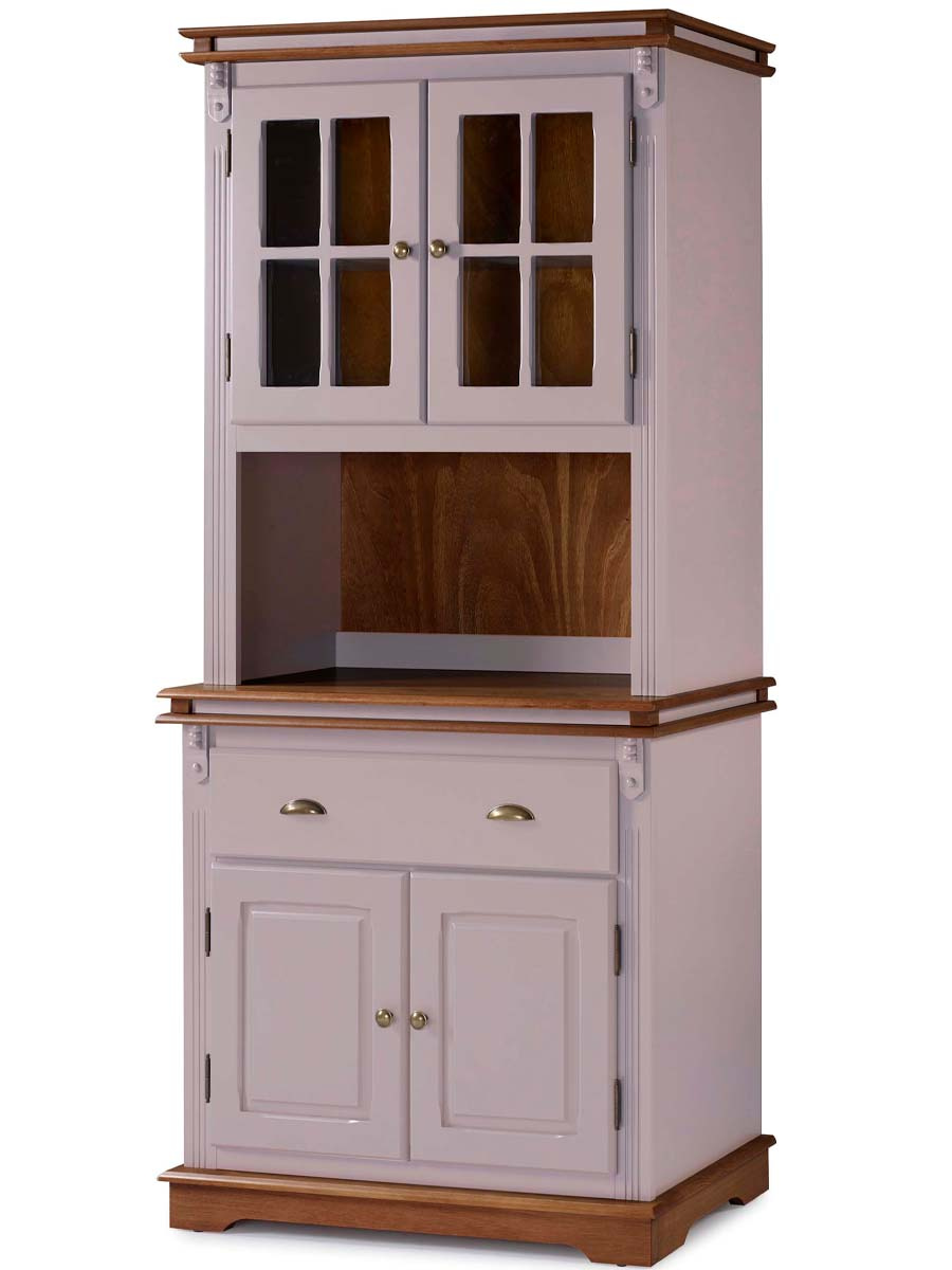 Arca Oratório Manchester 2 Portas + Nicho 200 x 90 x 45 cm (A x L x P) - Cor Offwhite - Imbuia Glazer 