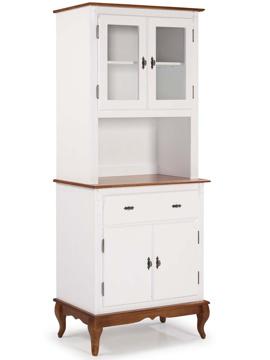 Arca Oratório Linz 2 Portas 205 x 90 x 45 cm (A x L x P) - Cor Branco - Imbuia Glazer 