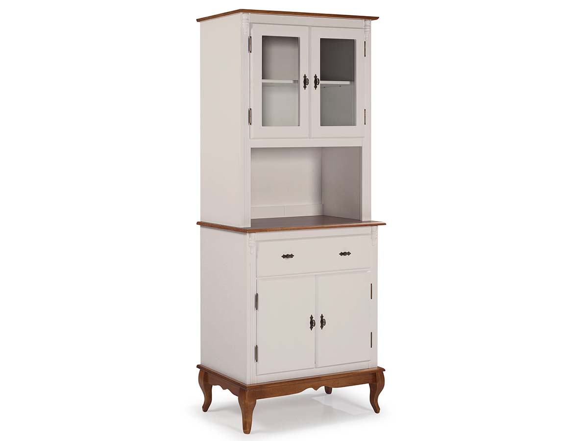 Arca Oratório Linz 2 Portas 205 x 90 x 45 cm (A x L x P) - Cor Offwhite - Imbuia Glazer 