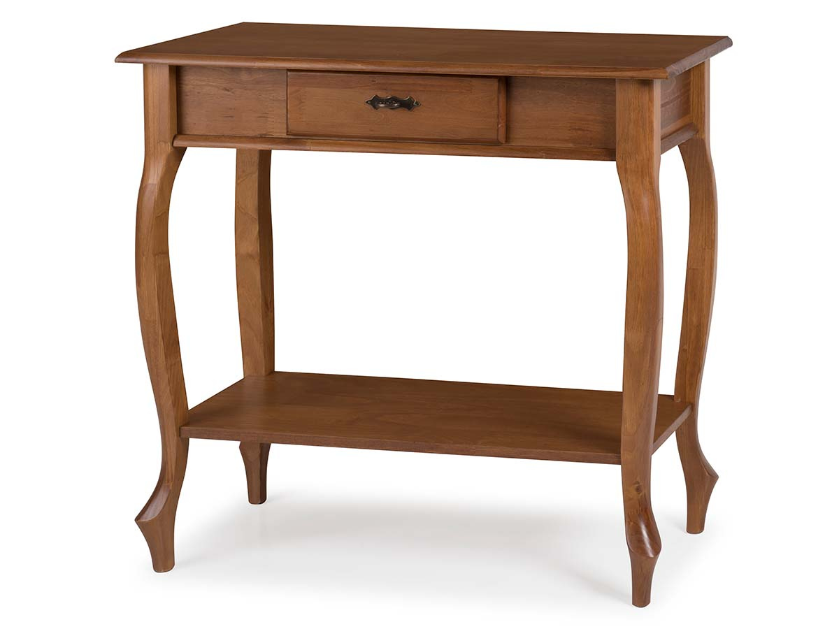 Aparador Linz Pés Luis XV e Prateleira 76 x 80 x 35 cm (A x L x P) - Cor Imbuia Glazer