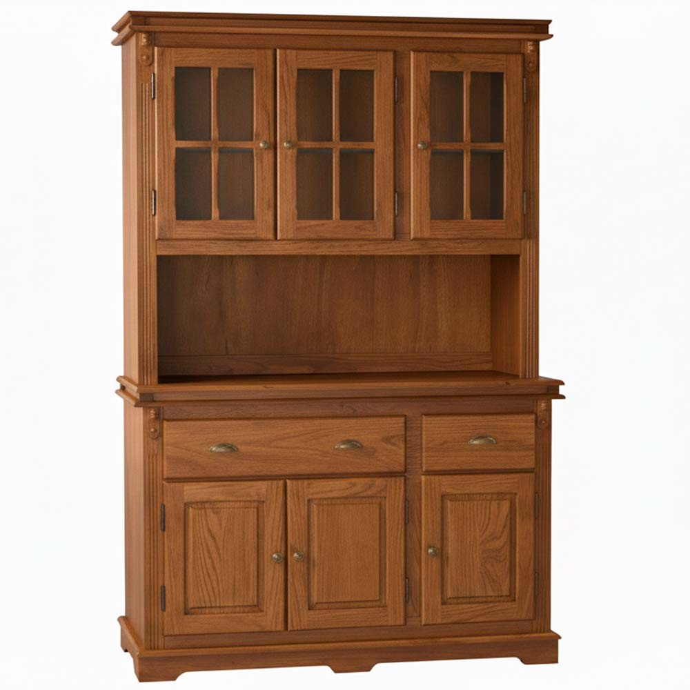 Arca Oratório Manchester 3 Portas 2 Gavetas + Nicho 200 x 132 x 45 cm (A x L x P) - Cor Imbuia Glazer